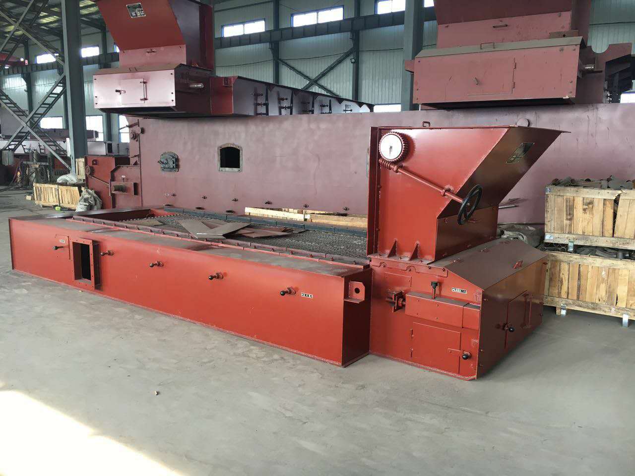 inclined reciprocating grate stoker